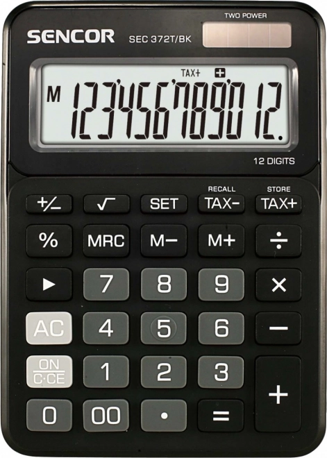 Kalkulačka na stôl s veľkým 12-miestnym LCD displejom