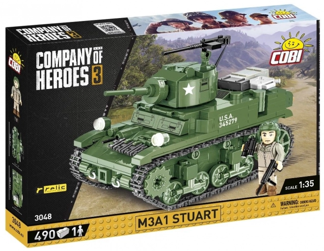 Cobi Company of Heroes M3 Stuart Tank