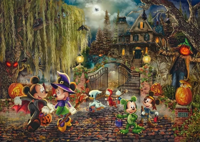 Schmidt puzzle Disney: Mickey a Minnie na Halloween