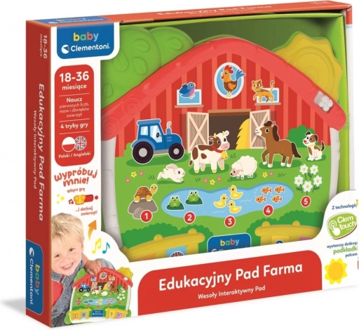 Clementoni Baby edukačný pad farma