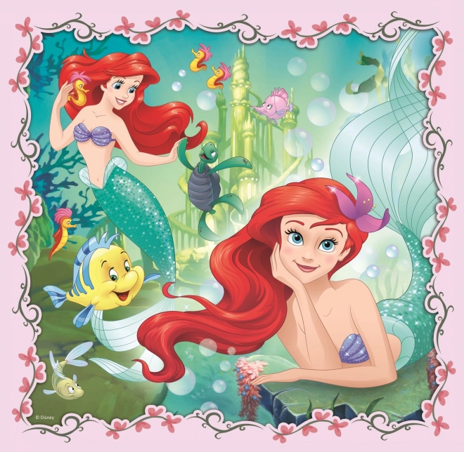 Puzzle Disney Princezné s Priateľmi 3v1