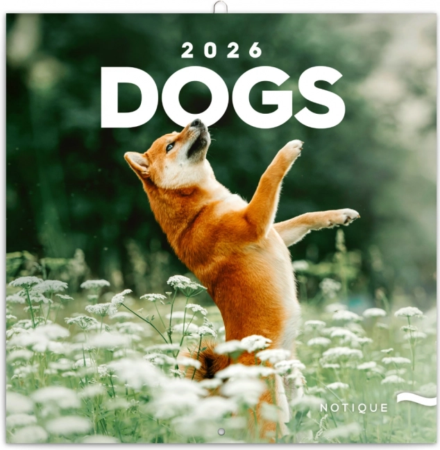 Poznámkový kalendár Psy 2026