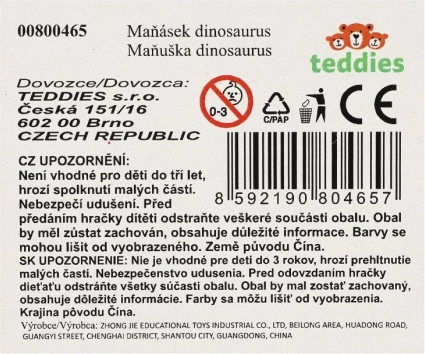 Dinosaurie gumové bábky - sada 12 kusov