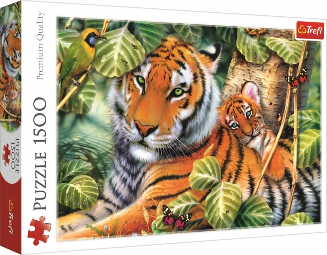 Trefl puzzle Tiger s mláďaťom 1500 dielikov