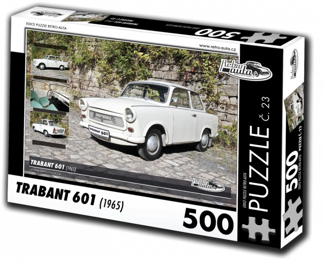 Retro Puzzle Trabant 601 z roku 1965, 500 dielikov