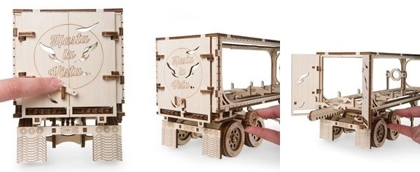 Ugears 3D puzzle - Heavy Boy Truck Trailer VM 03 - 138 dielikov