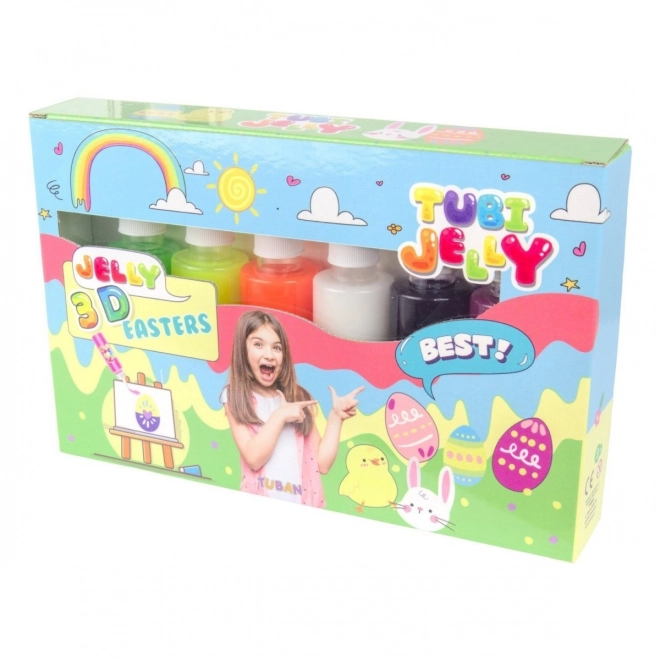 Veľkonočná kreatívna sada Tubi Jelly 6 farieb