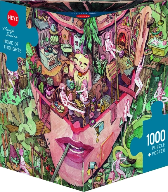 Puzzle Myšlienky v hlave 1000 dielikov