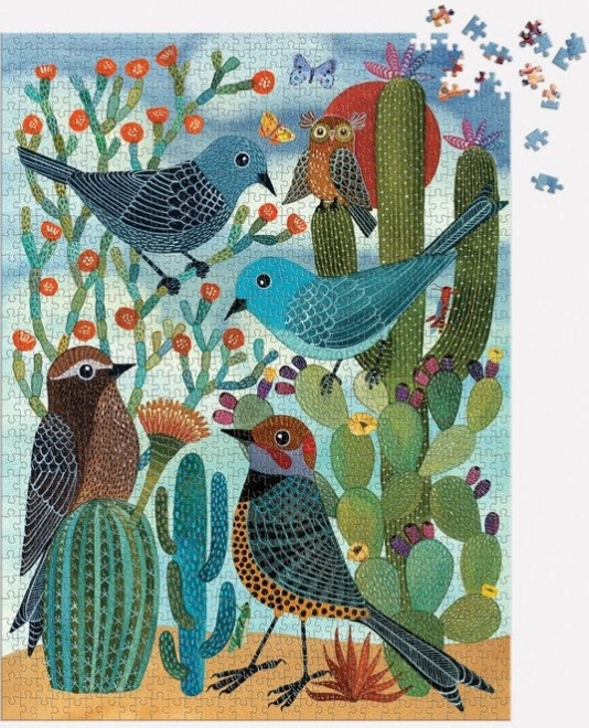 Puzzle Púštni vtáčí priatelia 1000 dielikov