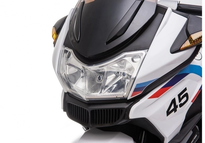 Detská akumulátorová motorka XMX609 biela
