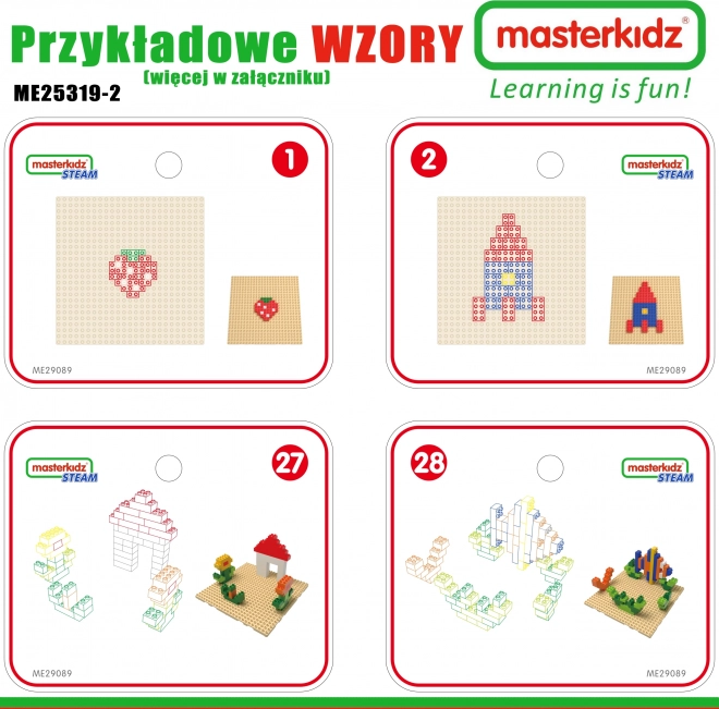 Masterkidz drevený vzdelávací stôl s príslušenstvom STEM Wall