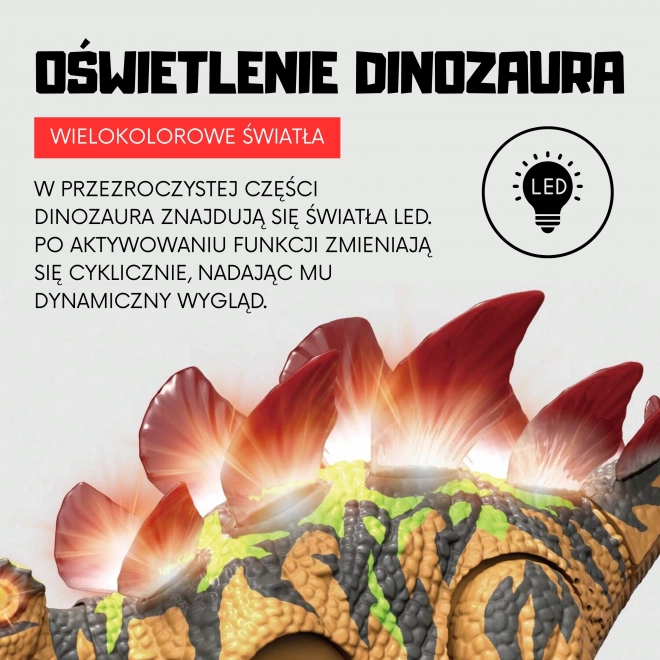 Woopie Dinosaurus na diaľkové ovládanie RC Robot Stegosaurus