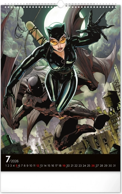 Nástenný kalendár Batman Dark 2026