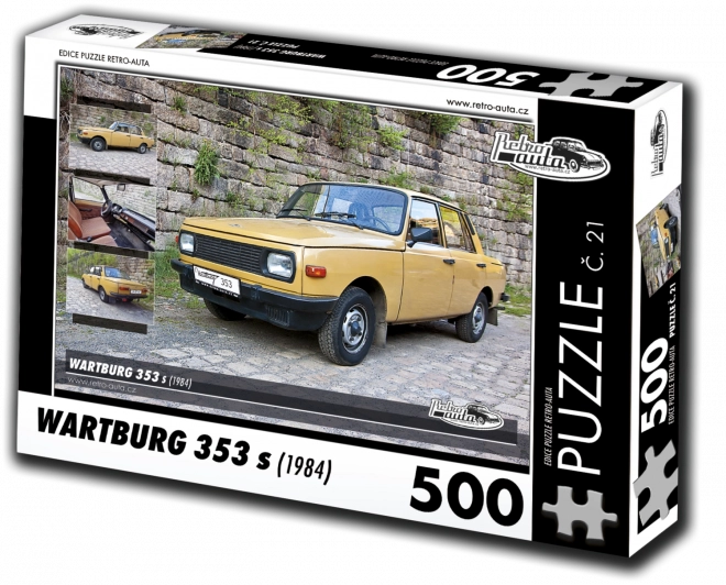 Skvelý puzzle veteránov Retro-Auta - Wartburg 353