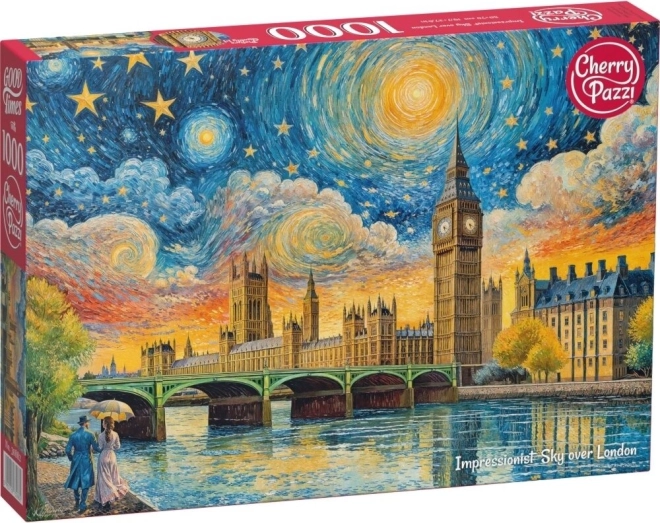 Cherry Pazzi puzzle impresionistická obloha nad Londýnom