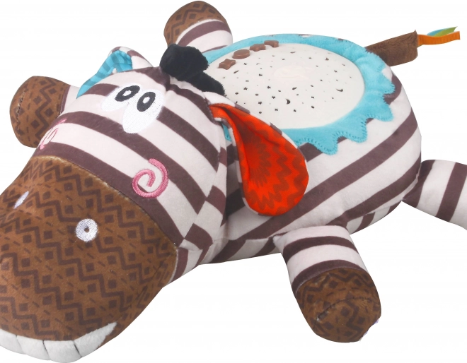 Projektor zebra s hudbou