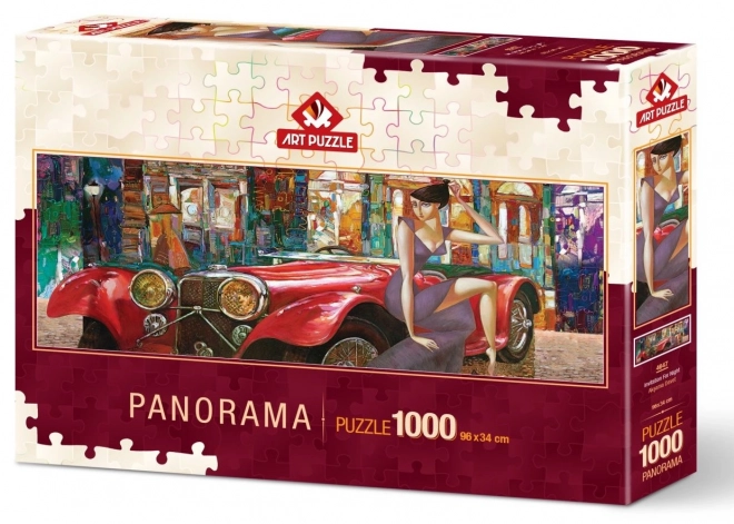 Panoramatické puzzle Večerné pozvanie 1000 dielikov