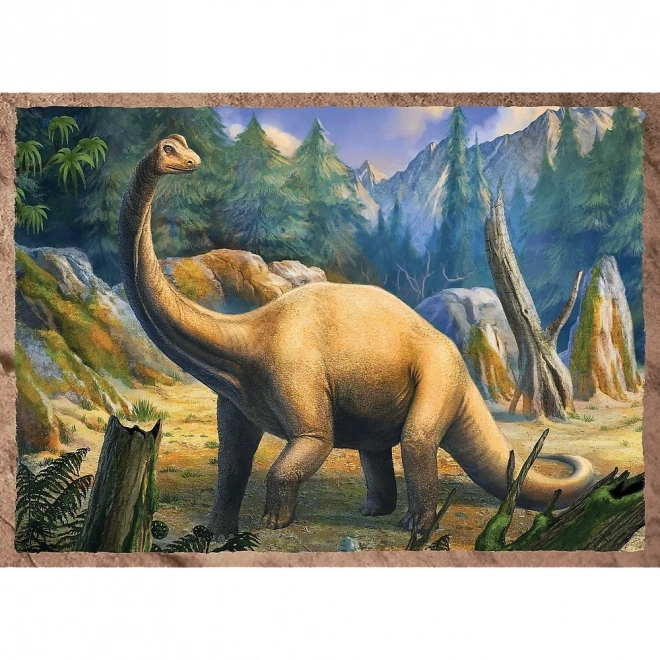 Zaujímavé dinosaury 4v1 puzzle