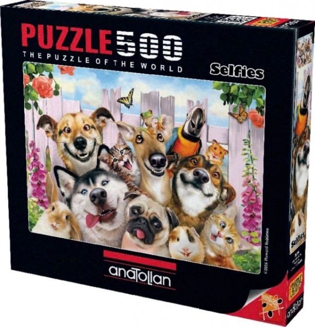 Puzzle Selfie domácich maznáčikov 500 dielikov