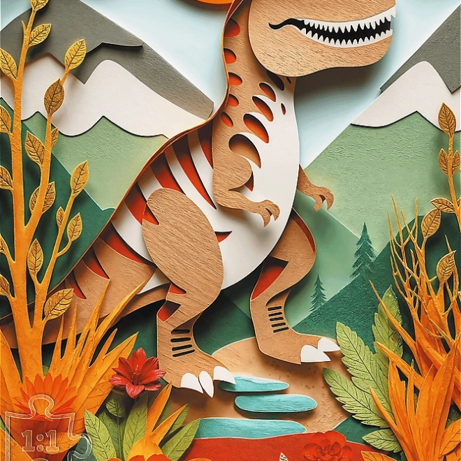 Puzzle Paper Art: Dinosaurus 160 dielikov
