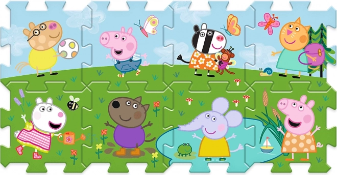 Penové puzzle Prasiatko Peppa