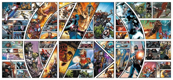 Trefl Puzzle Marvel Avengers: Naprieč komiksovým vesmírom 9000 dielikov