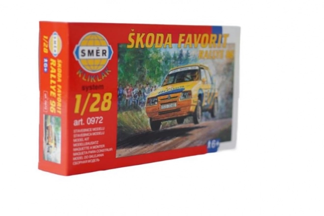 Škoda Favorit Rallye 96 stavebnica 1:28