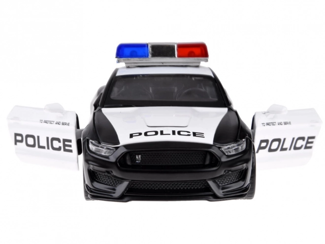 Policajné auto Ford Shelby GT350 s efektmi