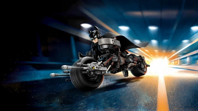 Skladaná figúrka: Batman a motorka Bat-Pod