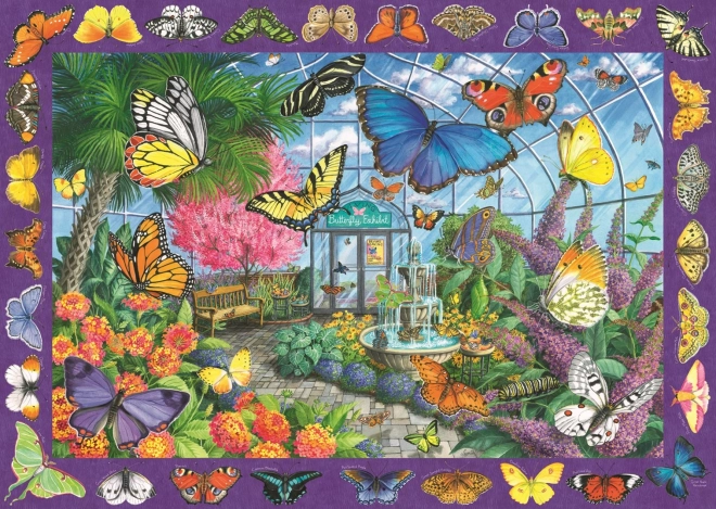 Puzzle Kráľovstvo motýľov 1000 dielikov