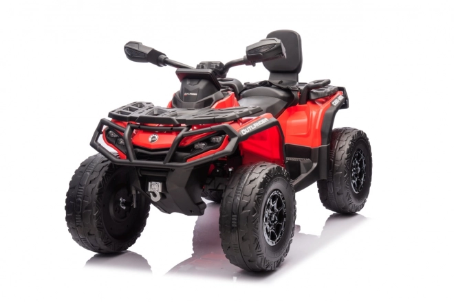 Elektrická detská štvorkolka Can-Am Outlander červená