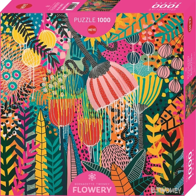 Čtvercové puzzle Flowery: Krásná budoucnost 1000 dielikov