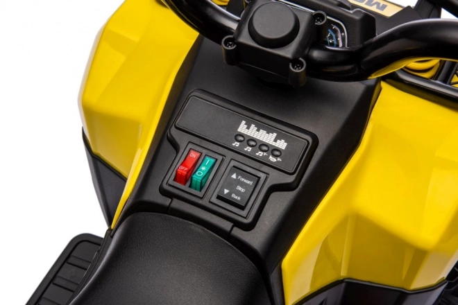 Detská elektrická štvorkolka žltá