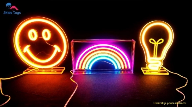 LED neónová lampička Ruža 2Kids Toys