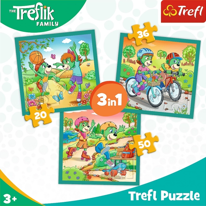 Puzzle Treflíci: Zoznámte sa s Treflíkmi 3v1