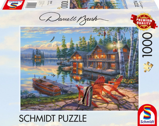 Puzzle Brehy jazera Loon Lake, New York, 1000 dielikov