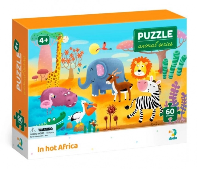 Puzzle Afrika 60 dielikov