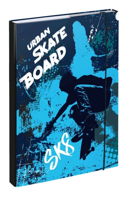 Ochranné dosky na školské zošity A4 Skateboard