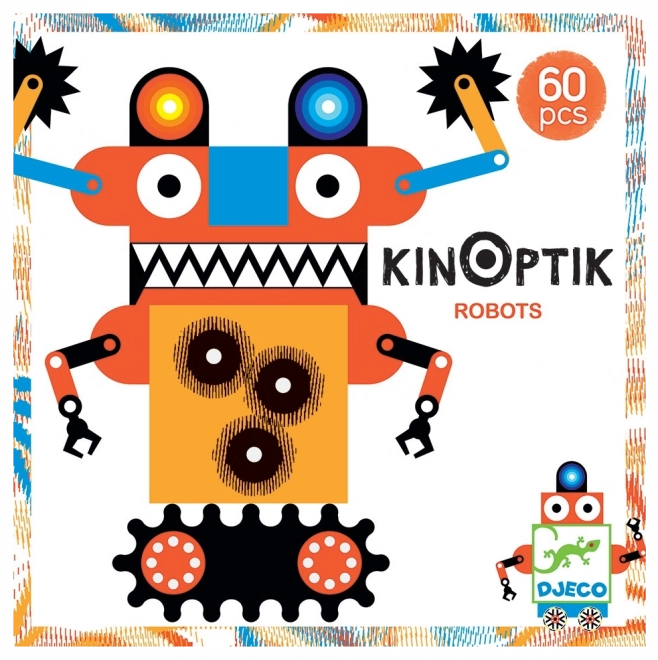 Magnetické puzzle Kinoptik Roboti