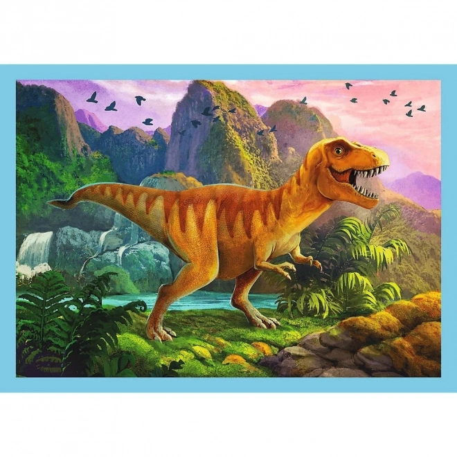 Výnimočné Dinosaure Puzzle 4v1