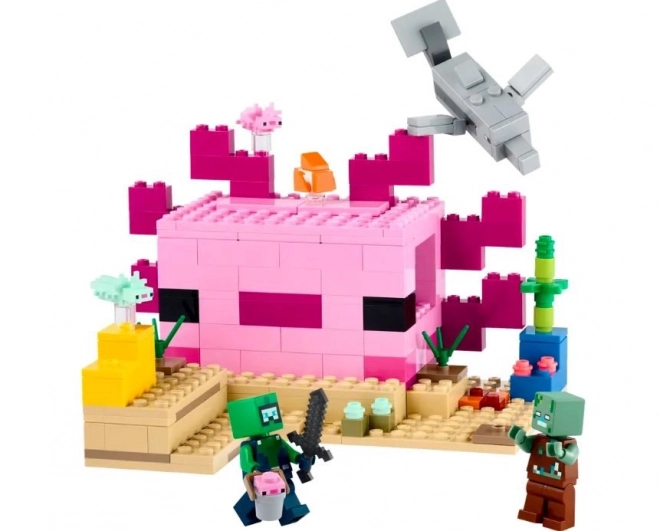 Lego Minecraft Domeček axolotlů