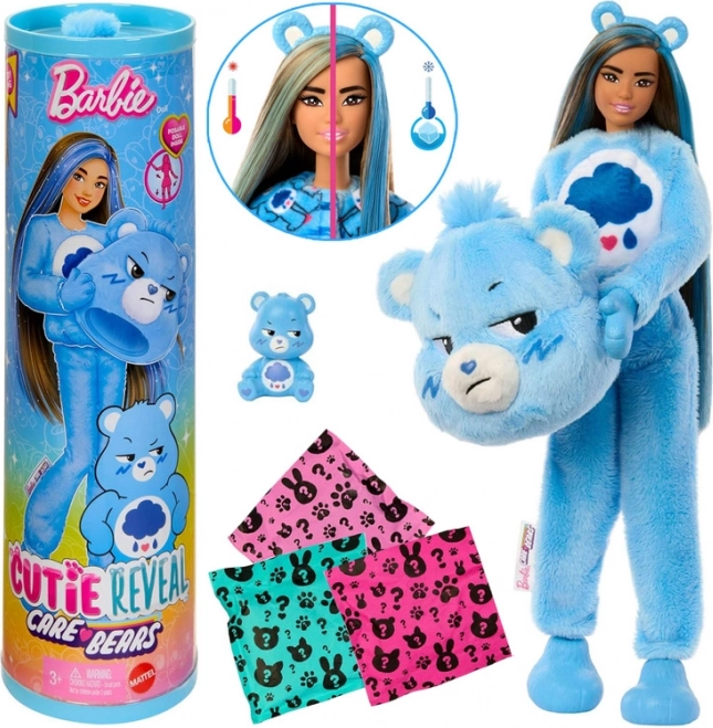 barbie cutie reveal – starostlivosť o medvedíky: mrzút v medveďom kostýme