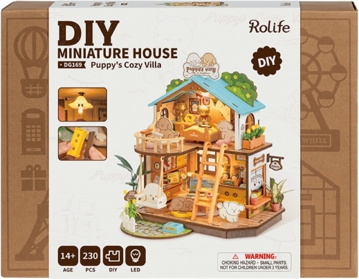 Miniatúrny domček Domček pre šteniatka