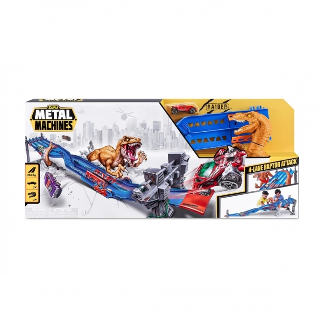Zuru Metal Machines pretekárska dráha Raptor útok