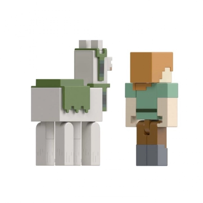 Figúrka Minecraft Alex a Lama