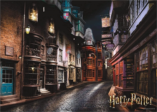 AQUARIUS Puzzle Harry Potter: Šikmá ulička 1000 dielikov
