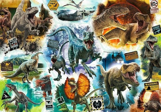 Puzzle 1000 dielikov - Na stope dinosaurov