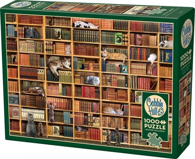 Puzzle Mačacia knižnica 1000 dielikov