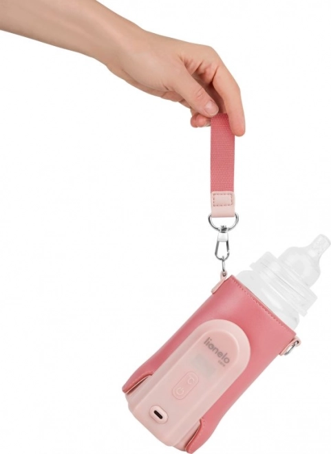 Bezdrôtový ohrievač fliaš Thermup Go Evo Coral Pink