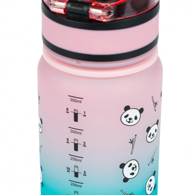 Tritanová láhev na pitie Gradient Panda, 350 ml